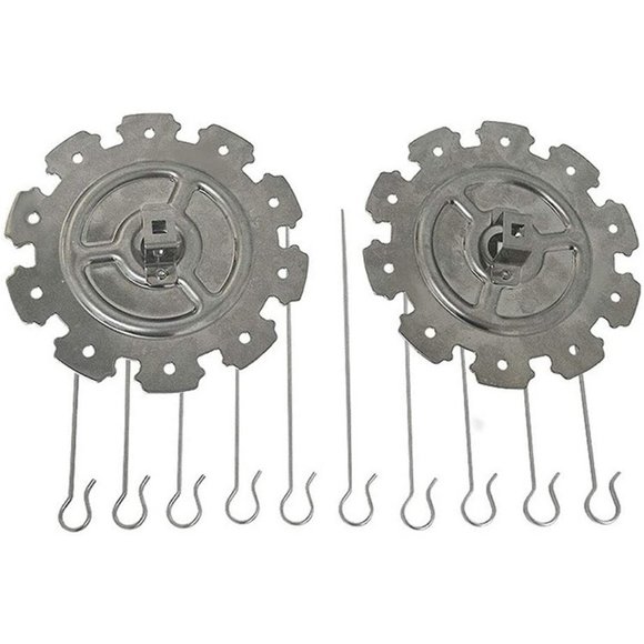 BBQ Steel Metal Roaster Rotisserie Skewers Needle Cage Oven Rotisserie Motor - Picture 14 of 15